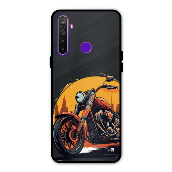 Extreme Cruiser Bike Glass Back Case for Realme 5s