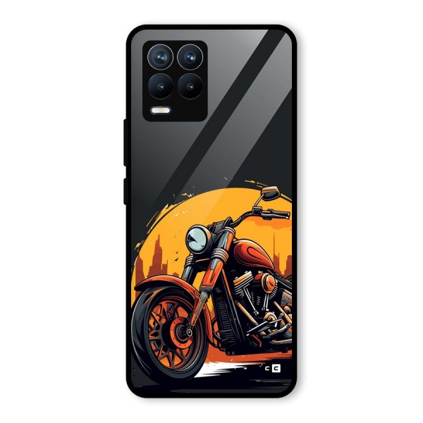 Extreme Cruiser Bike Glass Back Case for Realme 8 Pro