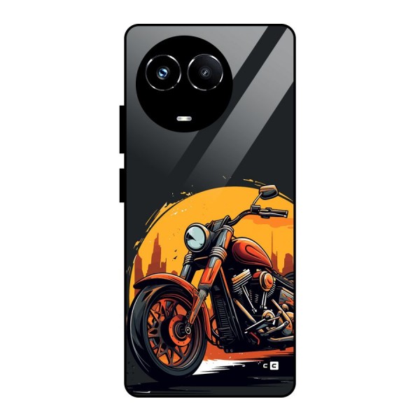 Extreme Cruiser Bike Glass Back Case for Realme Narzo 60X