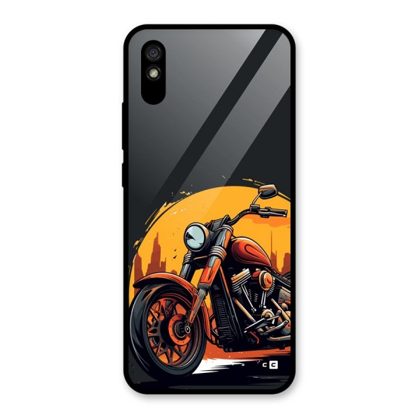 Extreme Cruiser Bike Glass Back Case for Redmi 9i