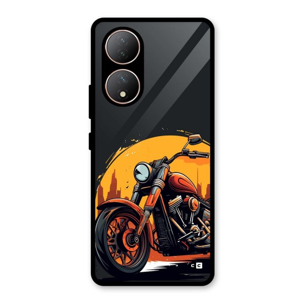 Extreme Cruiser Bike Glass Back Case for Vivo T2