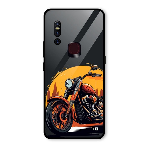 Extreme Cruiser Bike Glass Back Case for Vivo V15