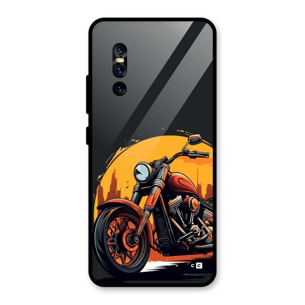 Extreme Cruiser Bike Glass Back Case for Vivo V15 Pro