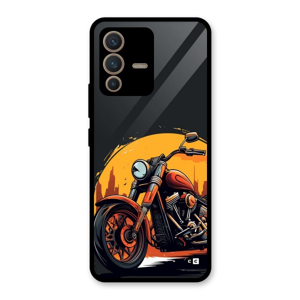 Extreme Cruiser Bike Glass Back Case for Vivo V23 5G