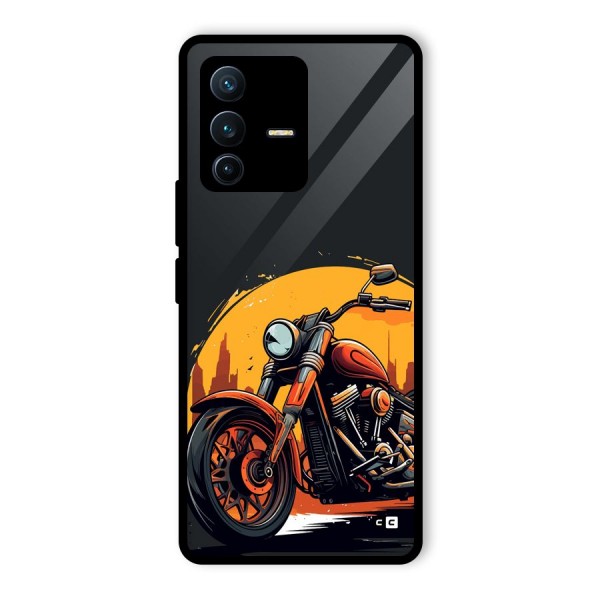 Extreme Cruiser Bike Glass Back Case for Vivo V23 Pro