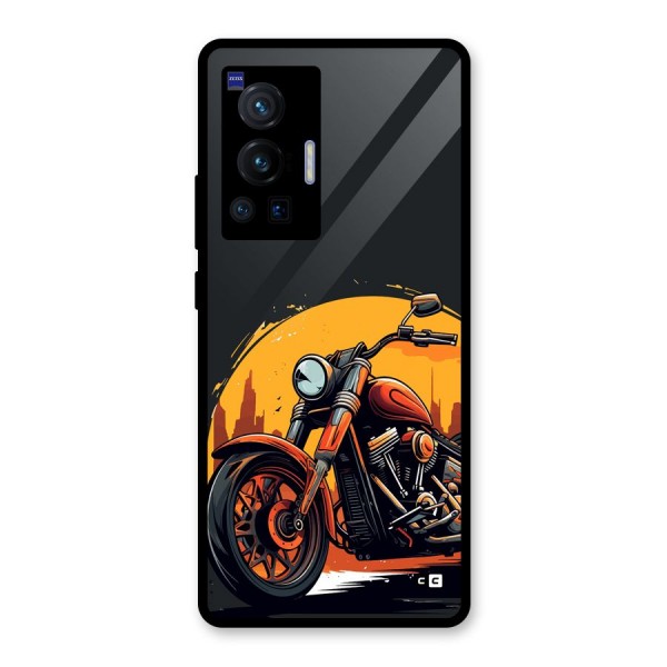 Extreme Cruiser Bike Glass Back Case for Vivo X70 Pro