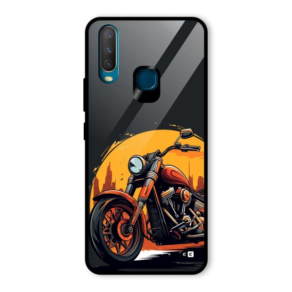 Extreme Cruiser Bike Glass Back Case for Vivo Y12