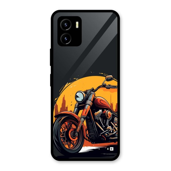 Extreme Cruiser Bike Glass Back Case for Vivo Y15s