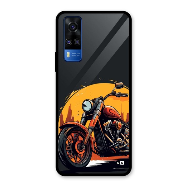 Extreme Cruiser Bike Glass Back Case for Vivo Y51