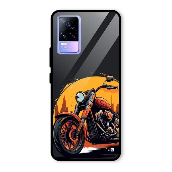 Extreme Cruiser Bike Glass Back Case for Vivo Y73