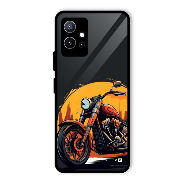 Extreme Cruiser Bike Glass Back Case for Vivo iQOO Z6