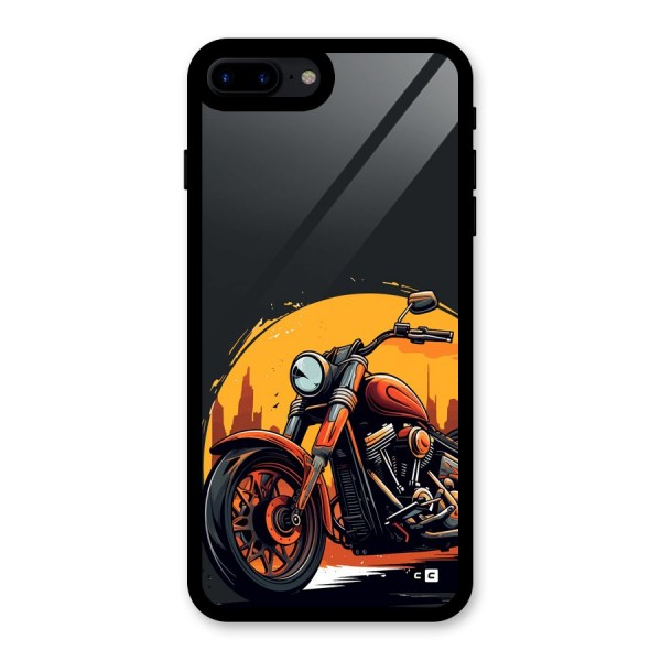 Extreme Cruiser Bike Glass Back Case for iPhone 7 Plus