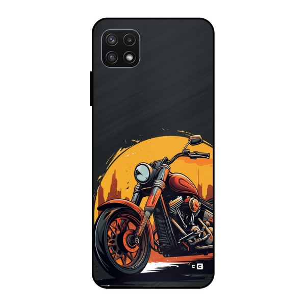 Extreme Cruiser Bike Metal Back Case for Galaxy A22 5G