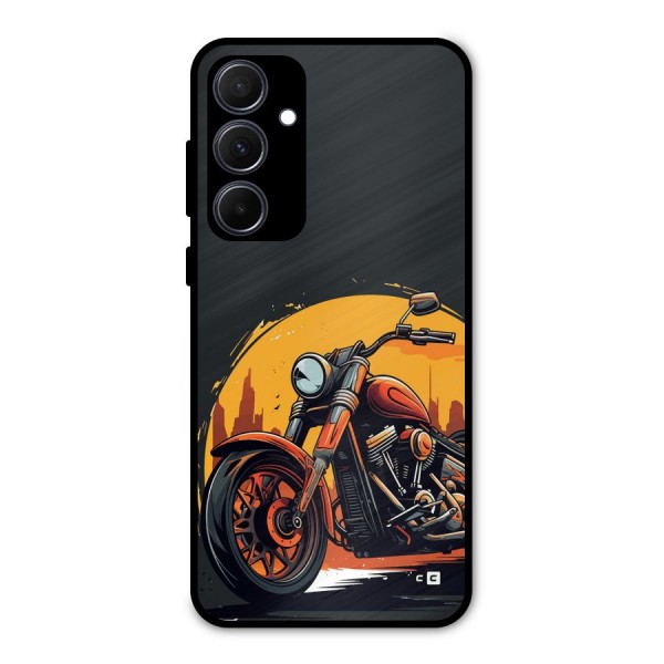 Extreme Cruiser Bike Metal Back Case for Galaxy A35