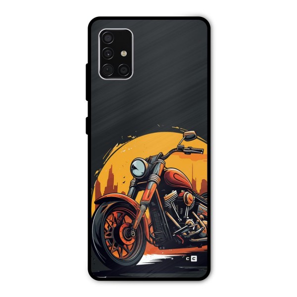 Extreme Cruiser Bike Metal Back Case for Galaxy A51