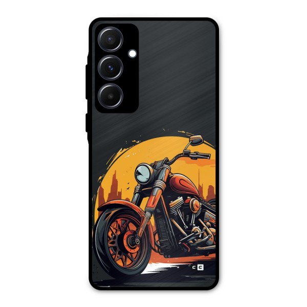 Extreme Cruiser Bike Metal Back Case for Galaxy A55
