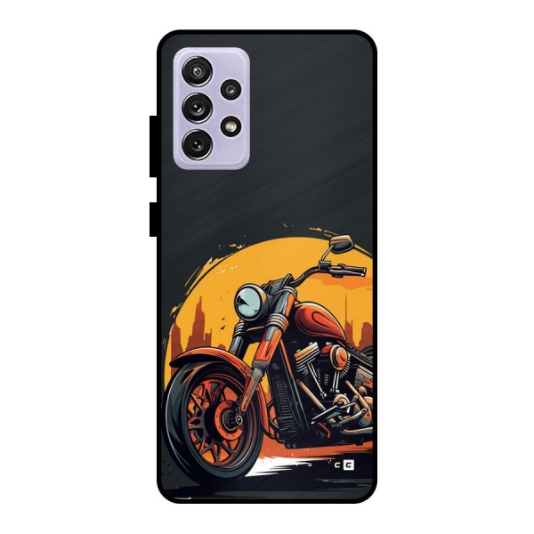 Extreme Cruiser Bike Metal Back Case for Galaxy A72