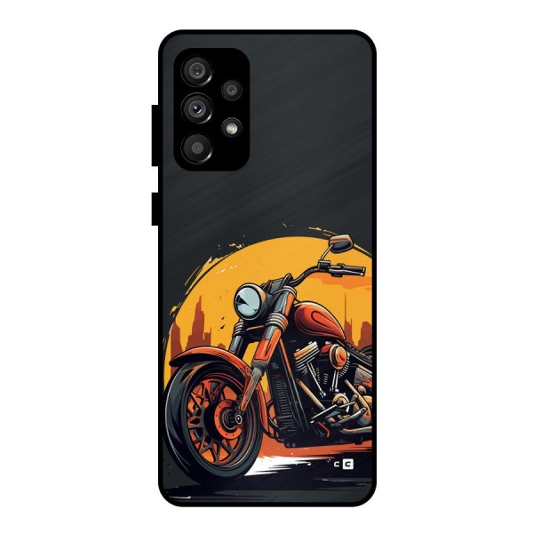 Extreme Cruiser Bike Metal Back Case for Galaxy A73 5G