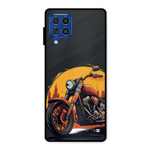 Extreme Cruiser Bike Metal Back Case for Galaxy F62