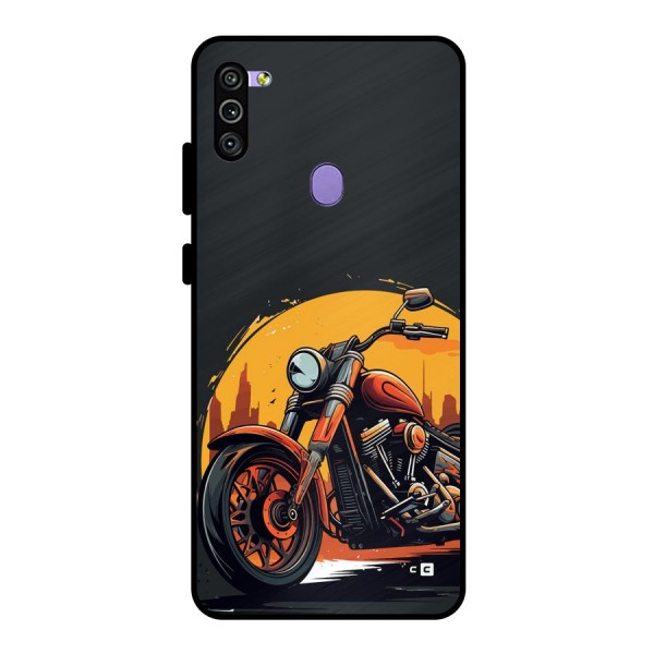 Extreme Cruiser Bike Metal Back Case for Galaxy M11