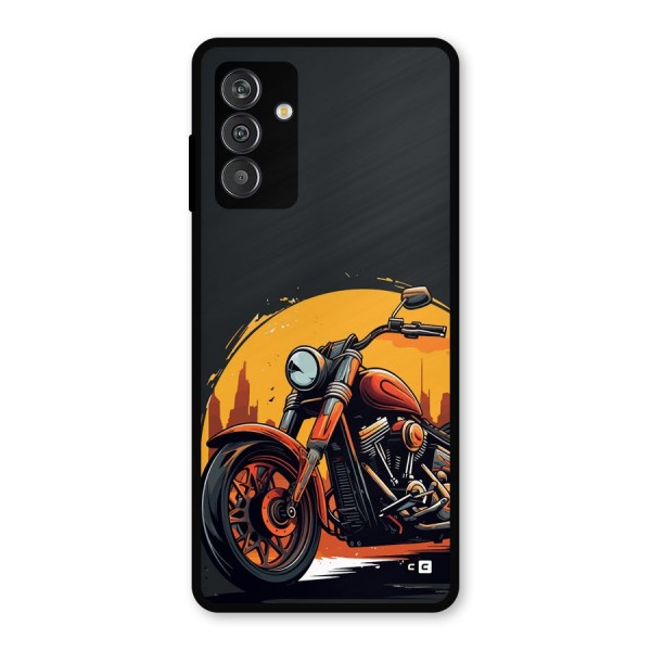 Extreme Cruiser Bike Metal Back Case for Galaxy M13