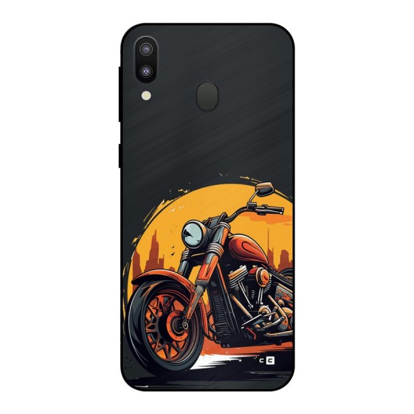 Extreme Cruiser Bike Metal Back Case for Galaxy M20