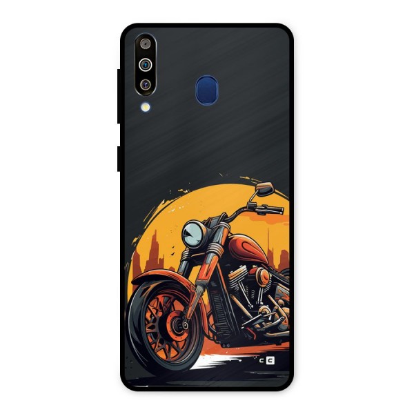 Extreme Cruiser Bike Metal Back Case for Galaxy M30