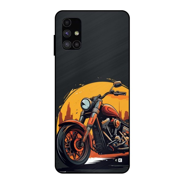 Extreme Cruiser Bike Metal Back Case for Galaxy M51