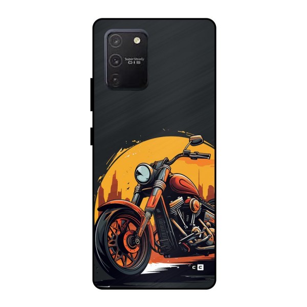 Extreme Cruiser Bike Metal Back Case for Galaxy S10 Lite