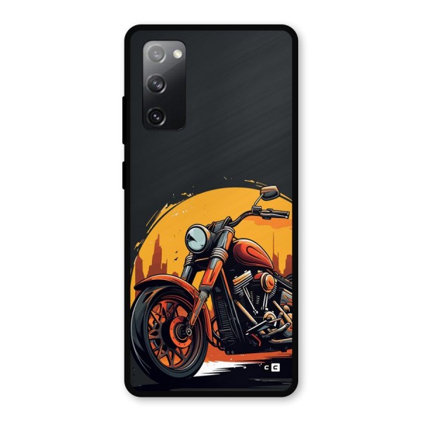 Extreme Cruiser Bike Metal Back Case for Galaxy S20 FE