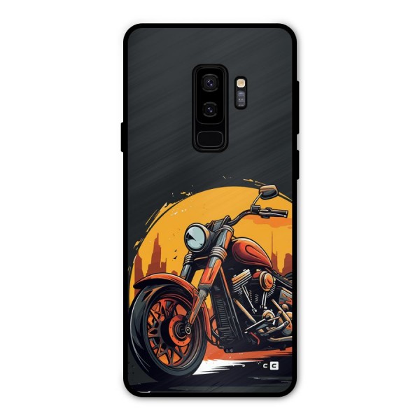 Extreme Cruiser Bike Metal Back Case for Galaxy S9 Plus