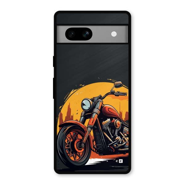 Extreme Cruiser Bike Metal Back Case for Google Pixel 7a