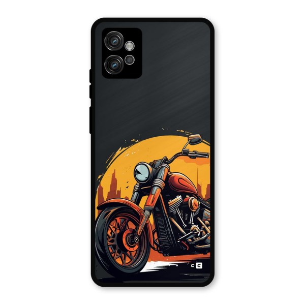 Extreme Cruiser Bike Metal Back Case for Moto G32