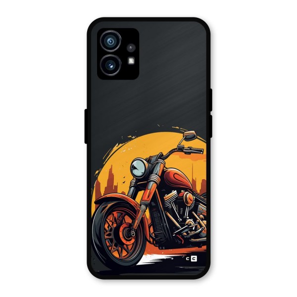 Extreme Cruiser Bike Metal Back Case for Nothing Phone 1