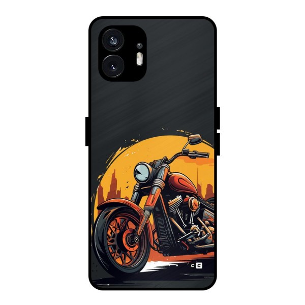 Extreme Cruiser Bike Metal Back Case for Nothing Phone 2