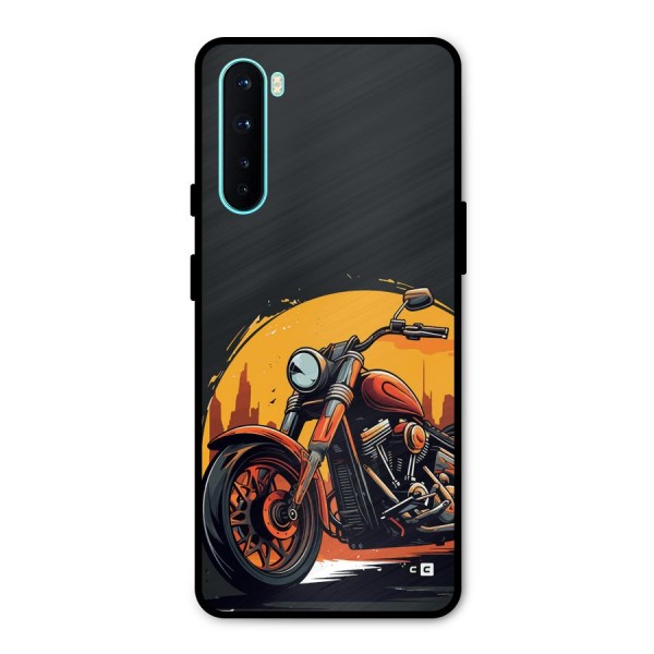 Extreme Cruiser Bike Metal Back Case for OnePlus Nord