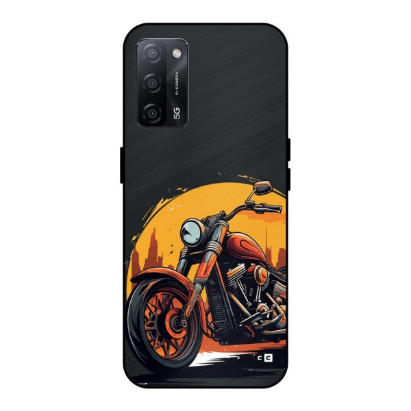 Extreme Cruiser Bike Metal Back Case for Oppo A53s 5G