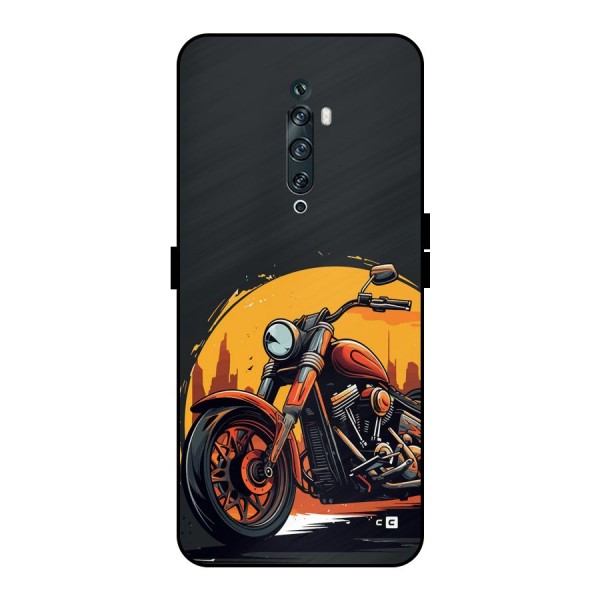 Extreme Cruiser Bike Metal Back Case for Oppo Reno2 F