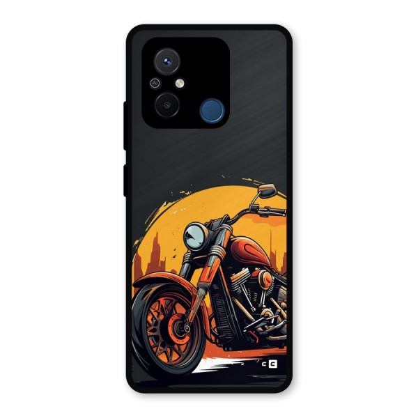 Extreme Cruiser Bike Metal Back Case for Poco C55