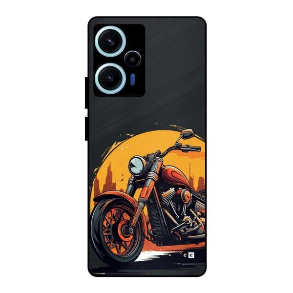 Extreme Cruiser Bike Metal Back Case for Poco F5