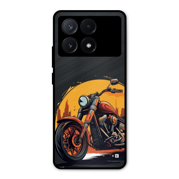 Extreme Cruiser Bike Metal Back Case for Poco X6 Pro