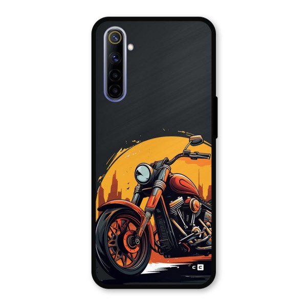 Extreme Cruiser Bike Metal Back Case for Realme 6i