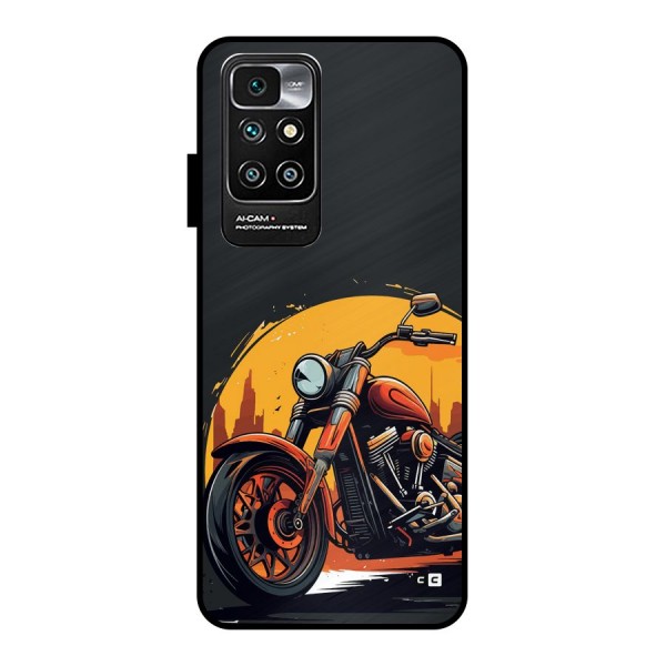 Extreme Cruiser Bike Metal Back Case for Redmi 10 Prime