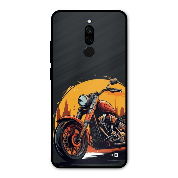 Extreme Cruiser Bike Metal Back Case for Redmi 8