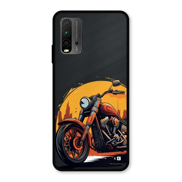 Extreme Cruiser Bike Metal Back Case for Redmi 9 Power