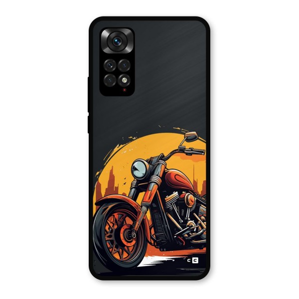 Extreme Cruiser Bike Metal Back Case for Redmi Note 11