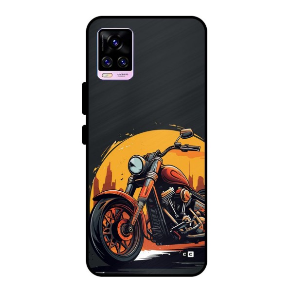 Extreme Cruiser Bike Metal Back Case for Vivo V20 Pro