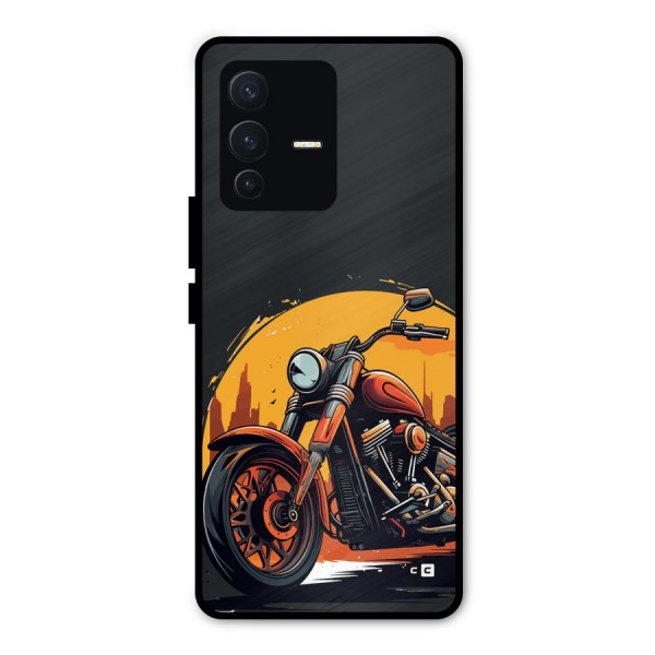 Extreme Cruiser Bike Metal Back Case for Vivo V23 Pro