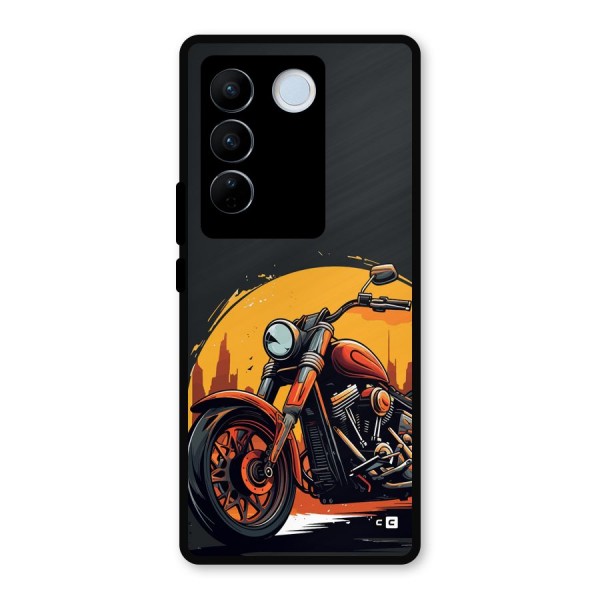 Extreme Cruiser Bike Metal Back Case for Vivo V27 Pro