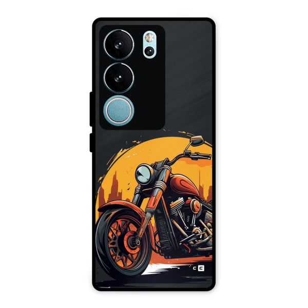 Extreme Cruiser Bike Metal Back Case for Vivo V29 Pro